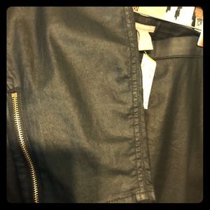 H&M Skinny Jeans Plus Size 22 Blk Moto